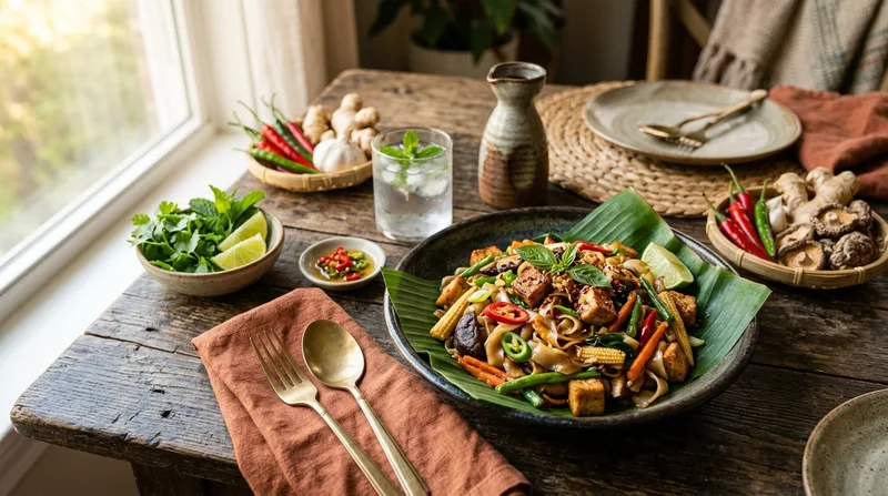 Drunken Noodles (Vegan)