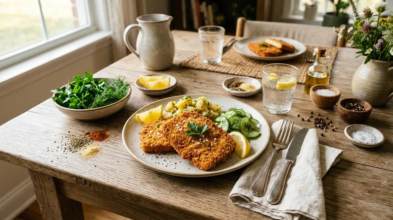 Crispy Tofu Schnitzel