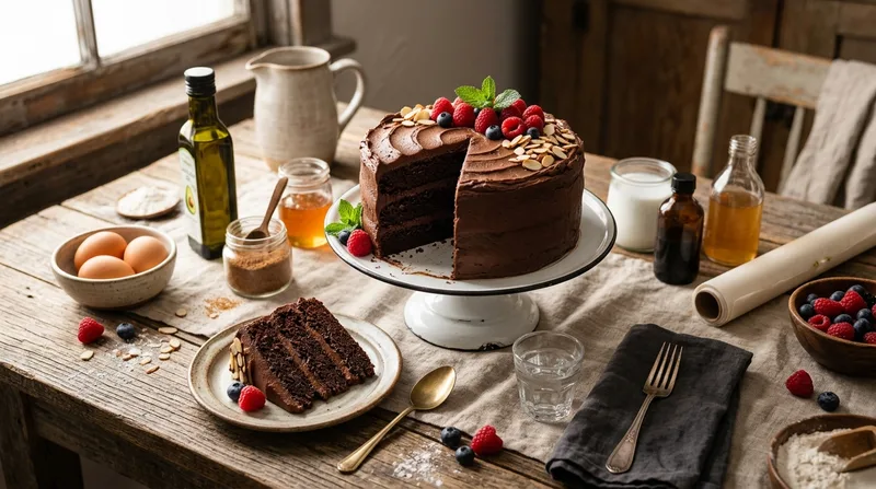 Paleo Chocolate Layer Cake