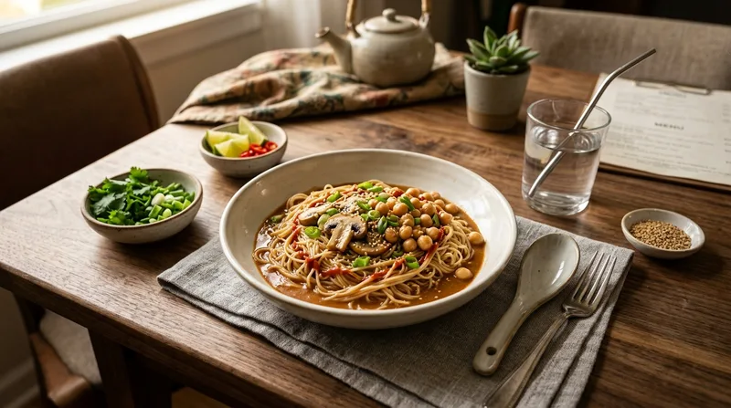 Miso Sesame Noodle Bowl