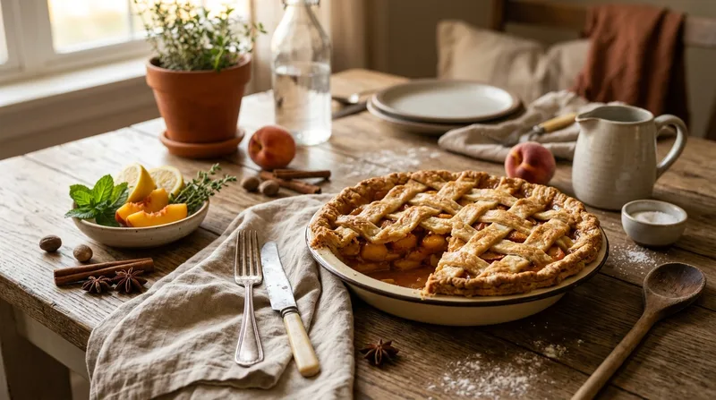 Classic Peach Pie