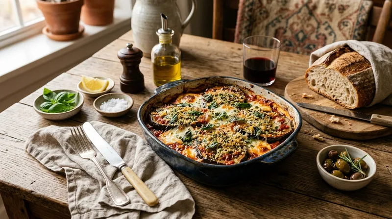 Baked Eggplant Parmesan